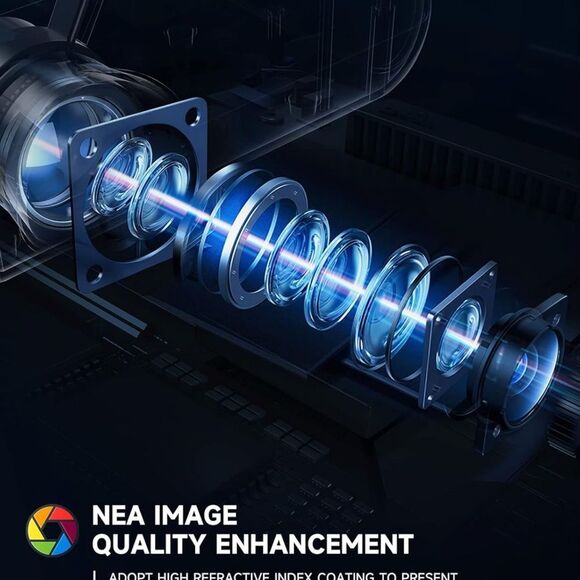 CLOKOWE Portable Movie Mini Projector MSRP $75 Tested in Working Order - Picture 5 of 10